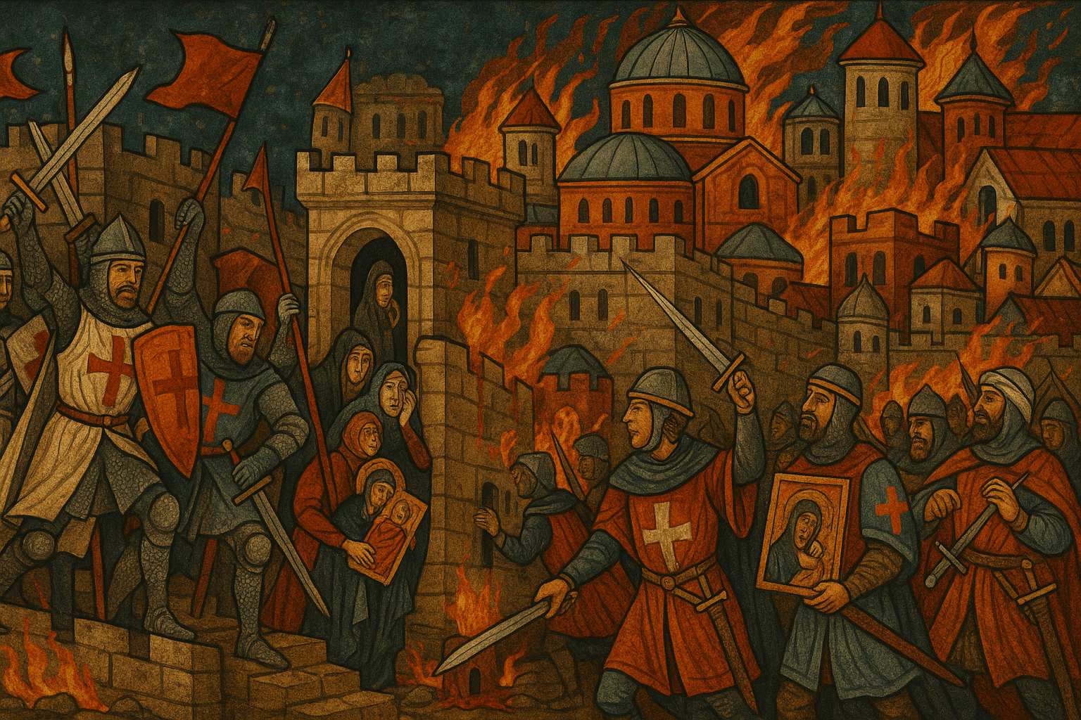 Fourth Crusade & Sack of Constantinople